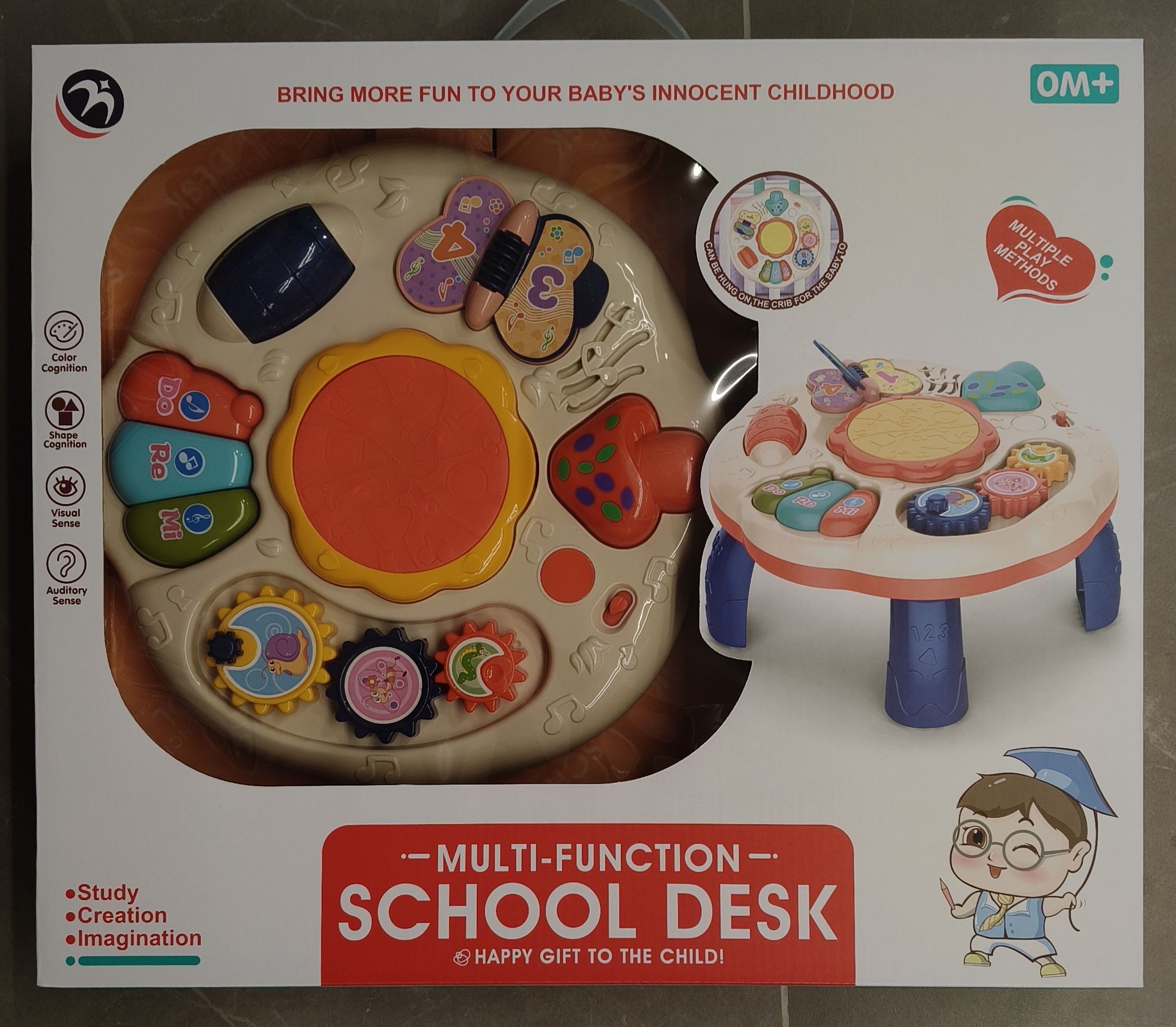 Multi function school desk