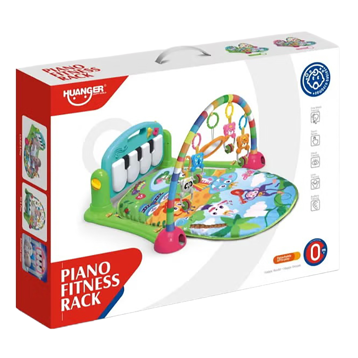 Piano fitness rack