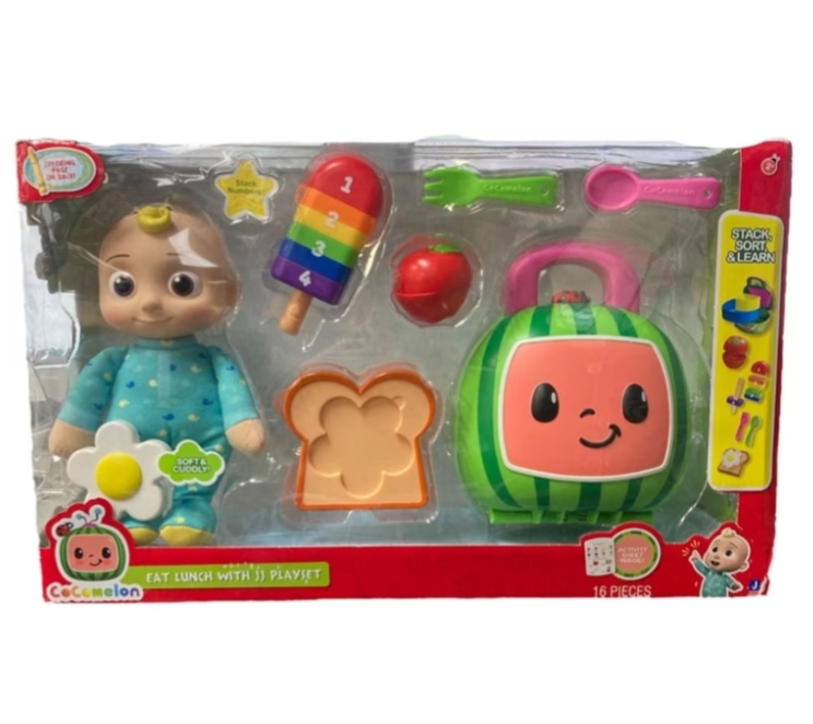 Eat lunch with jj playset