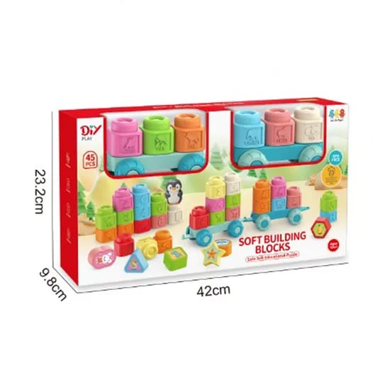 Soft building blocks 45 pcs